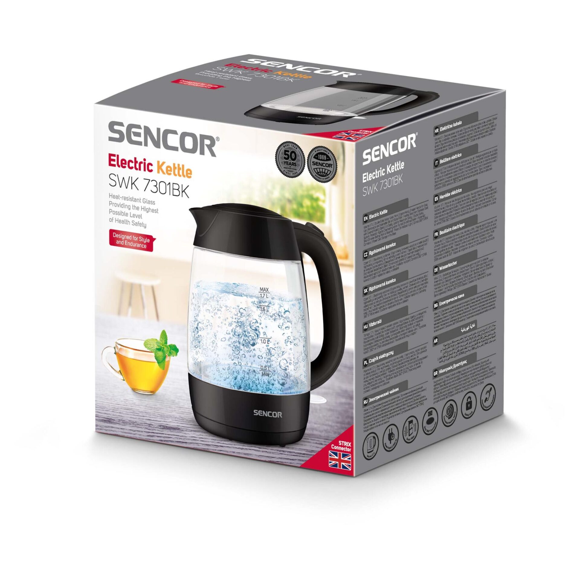 Sencor Electric Kettle SWK 7301BK - Image 9