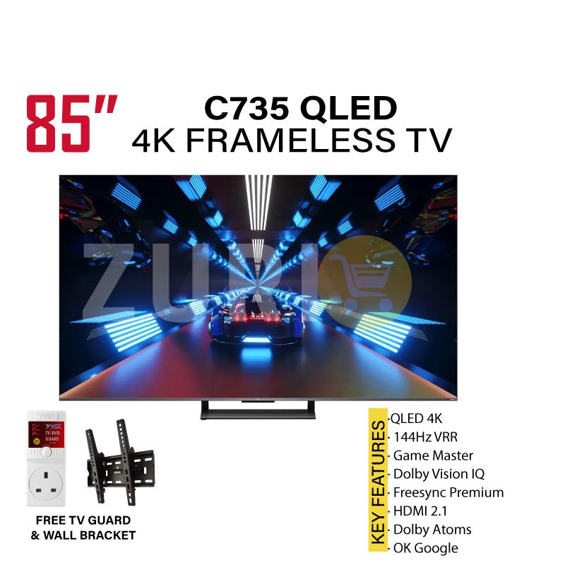 TCL C735 85 inch QLED 4K UHD Google TV