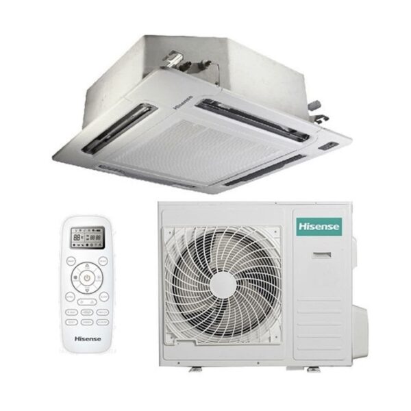 Hisense 24000 BTU Ceiling Cassette Air Conditioner AUC-24HR4SJA/AUW-24H4SF.
