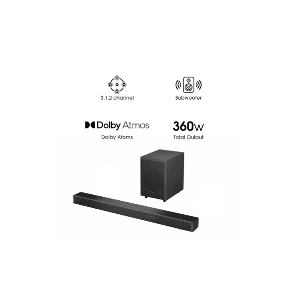 Hisense AX3120G 360W 3.1.2 Channel Soundbar