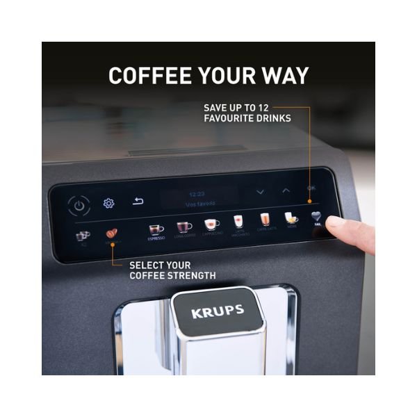 KRUPS Coffee Machine 2.3L Bean to Cup EA895N40 - Image 6