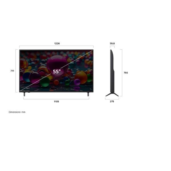 LG 55 Inch UHD AI 4K Smart TV UA80 - Image 5