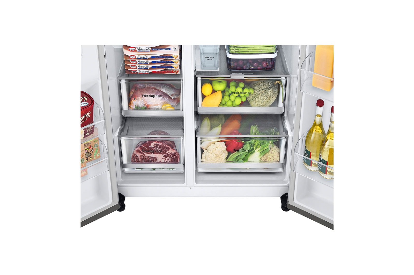 LG 635L Side by Side Fridge GC-X267MSEW - Image 9