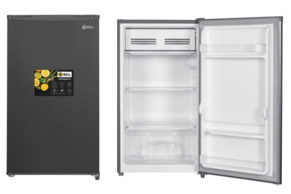 SCL 90Ltr Single Door Refrigerator Pebble Grey SCL-RSD90PG