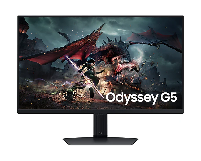 Samsung 27″ Odyssey G5 G50D QHD 180Hz Gaming Monitor (LS27DG502EMXUE)
