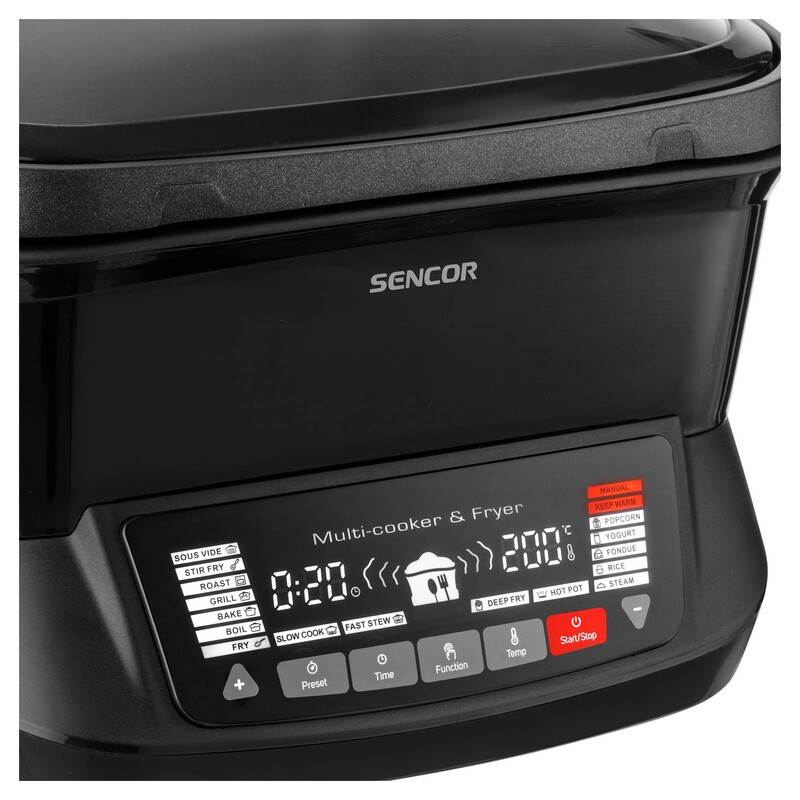 Sencor 1800W 4.8L Air Fryer Multifunction SFR9300BK - Image 2