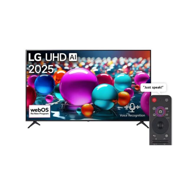 LG 60 inch  UHD AI  4K Smart TV AI Magic Remote HDR10 webOS25 2025 – 60UA85506LA