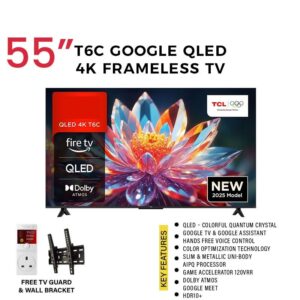 TCL T6C 55 inch QLED Smart TV