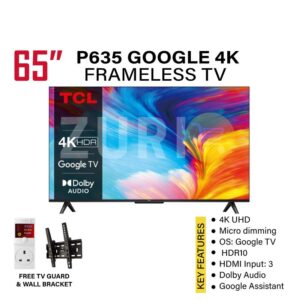 TCL 65P635 65 inch 4K HDR Google TV