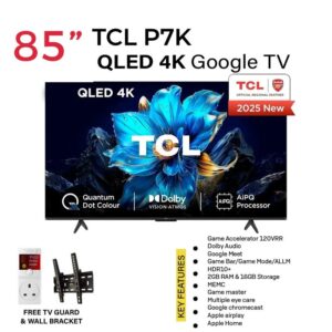 TCL P7K 85 Inch QLED 4K HDR TV