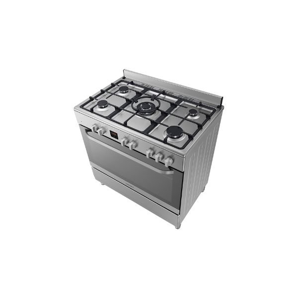 Samsung Cooker 5 Gas Burner 90by60 Dual Fan NY90T5010SS - Image 2