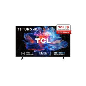 TCL 75V6C 75-Inch 4K UHD Smart TV – Stunning Picture, Immersive Sound