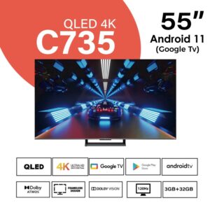 TCL 55C735 55 inch QLED 4K UHD Google TV